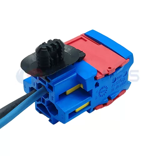 Auto Parts Cable Sensor Harness Car Enclosure Wire Socket Connector for BMW 3-pin Female 1544226-2 - image 2